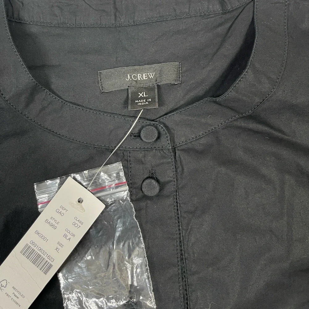 J. Crew Charcoal Button-Up Blouse - Picture 8 of 11